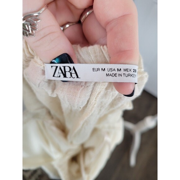 Zara Tortoiseshell Effect Chain Midi Dress Size M - Picture 6 of 9